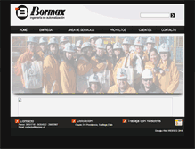 Tablet Screenshot of bormax.cl